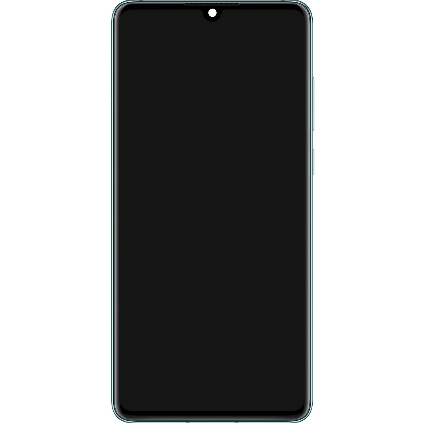 Display touchscreen Huawei P30, con cornice e batteria, blu (cristallo traspirante), Service Pack 02354HMF