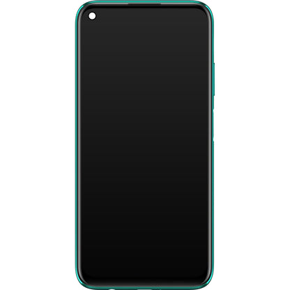 Display touchscreen Huawei P40 lite 4G, con cornice e batteria, verde, Service Pack 02353KGA