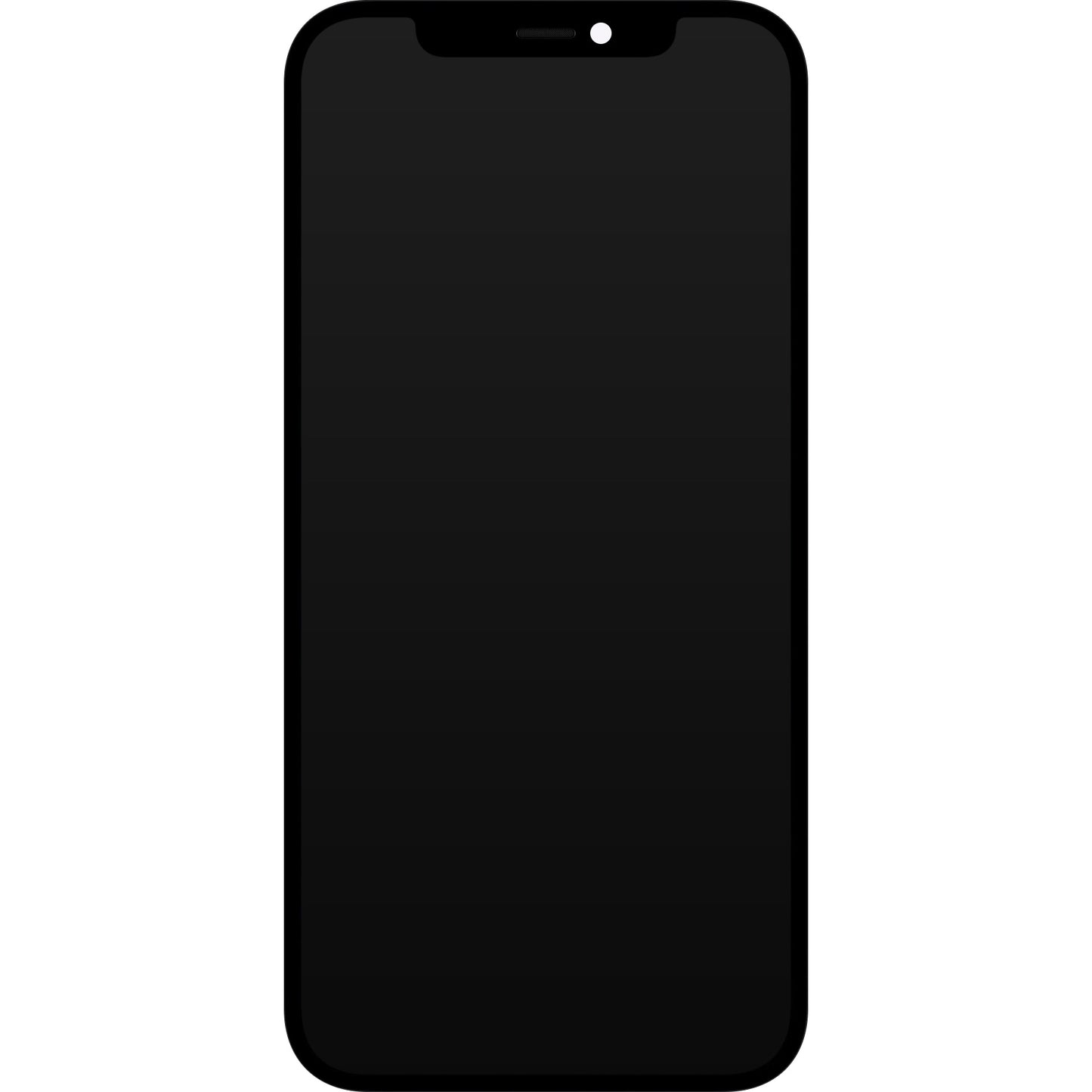 Display touchscreen JK per Apple iPhone 12 / 12 Pro, con cornice, versione In-Cell LCD, nero