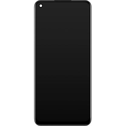 Display con touchscreen Oppo A74 5G / A54 5G, con cornice, nero, Service Pack 4906219