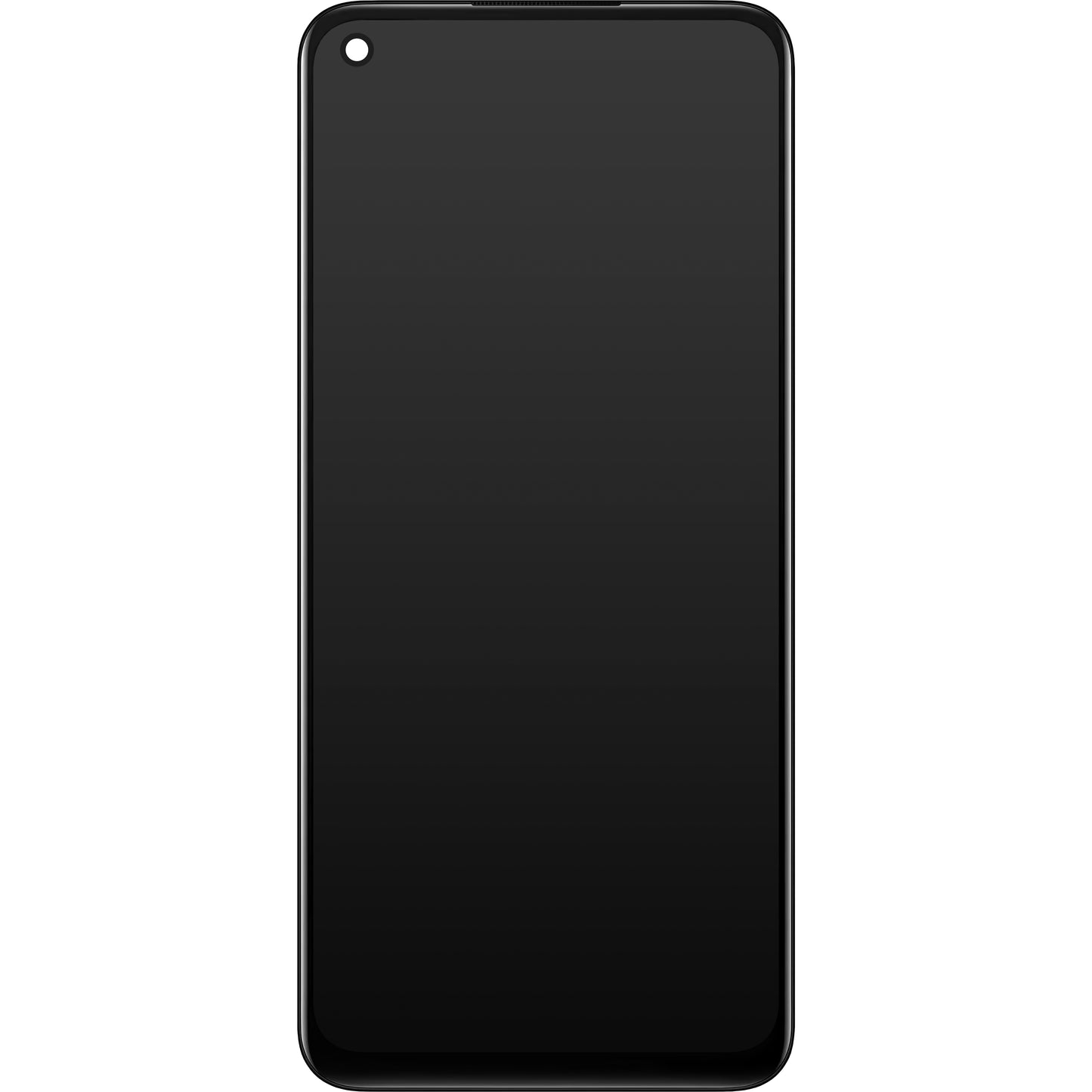 Display con touchscreen Oppo A73 5G / A72 5G, con cornice, nero, Service Pack 4904890