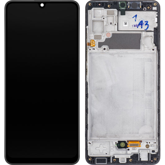 Display touchscreen Samsung Galaxy A32 A325, con cornice, nero, Service Pack GH82-2555579A