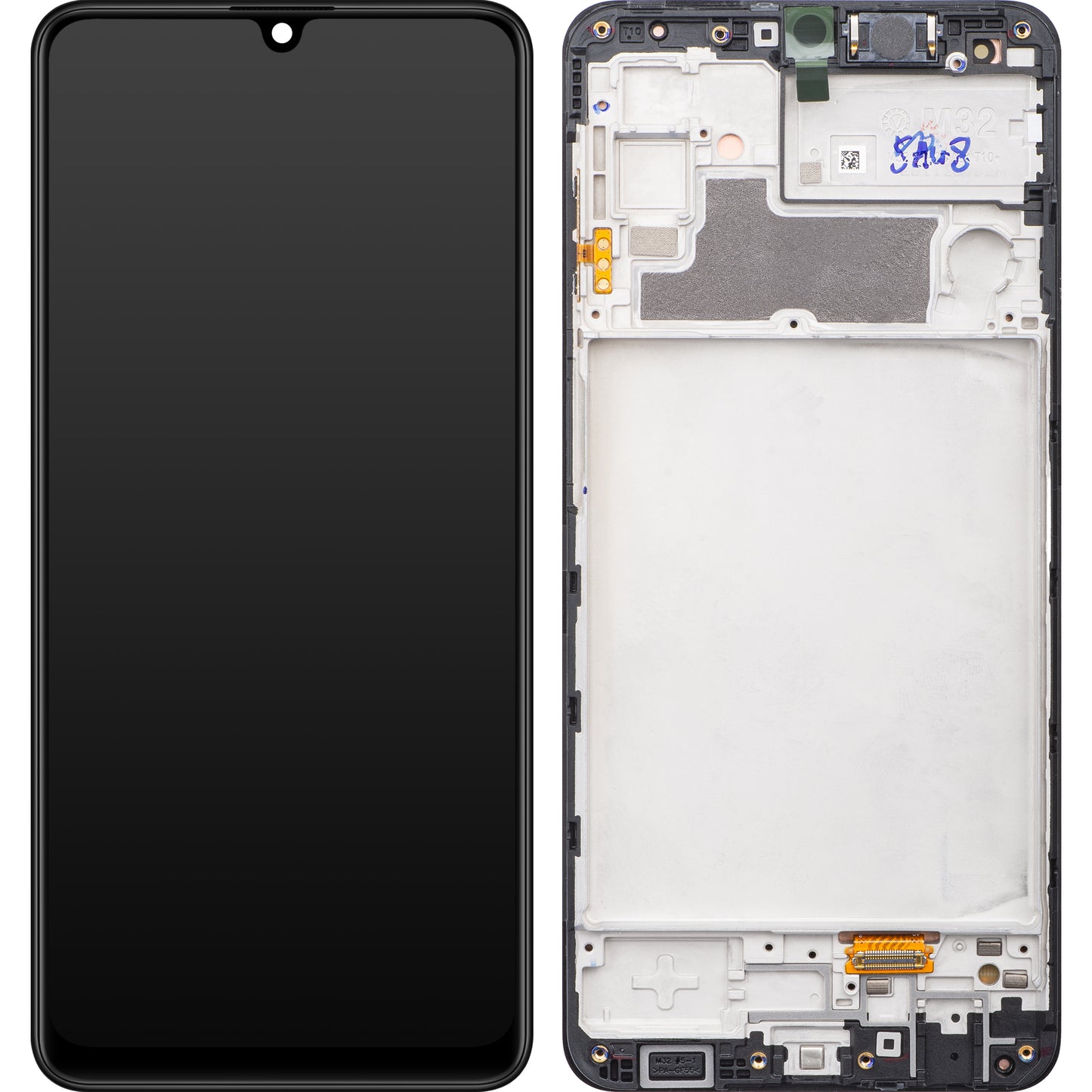 Samsung Galaxy M32 M325 Display touchscreen Samsung Galaxy M32 M325, con cornice, nero, Service Pack GH82-26193A