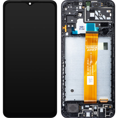 Display touchscreen Samsung Galaxy A04s A047, con cornice, nero, Service Pack GH82-29805A