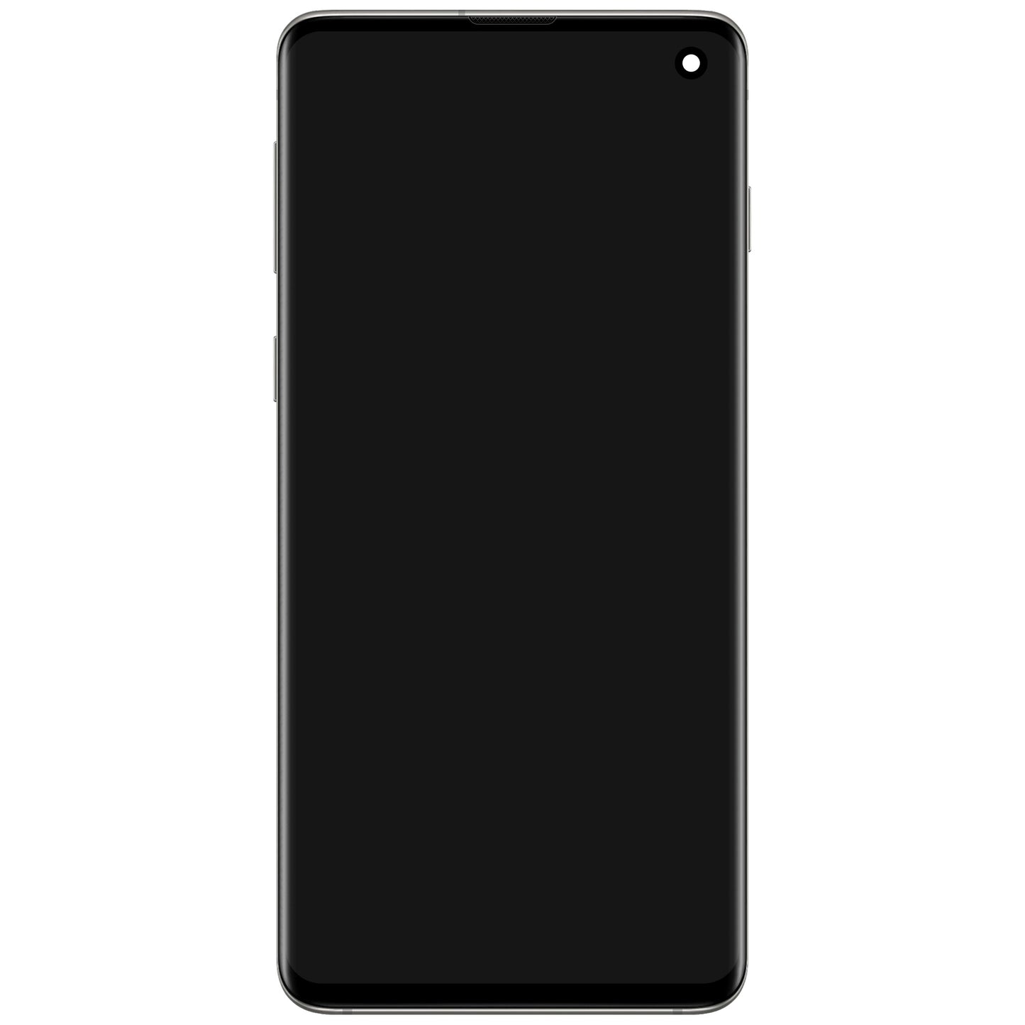 Display touchscreen Samsung Galaxy S10 G973, con cornice, argento, Service Pack GH82-18850G