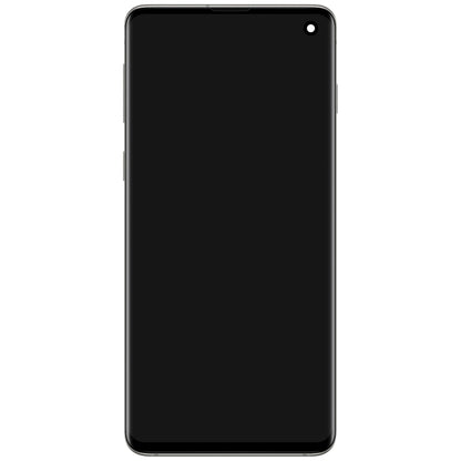 Display touchscreen Samsung Galaxy S10 G973, con cornice, argento, Service Pack GH82-18850G