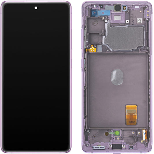 Display touchscreen Samsung Galaxy S20 FE G780, con cornice, viola, Service Pack GH82-24219C