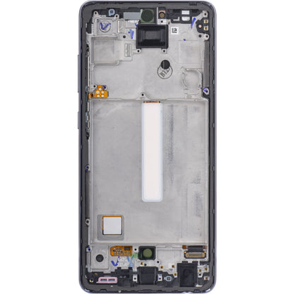 Display touchscreen Samsung Galaxy A52 5G A526 / A52 A525, con cornice, nero, Service Pack GH82-25524A