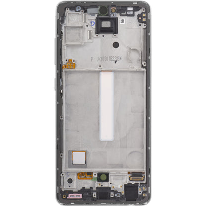 Display touchscreen Samsung Galaxy A52s 5G A528 con cornice, bianco, Service Pack GH82-26861D