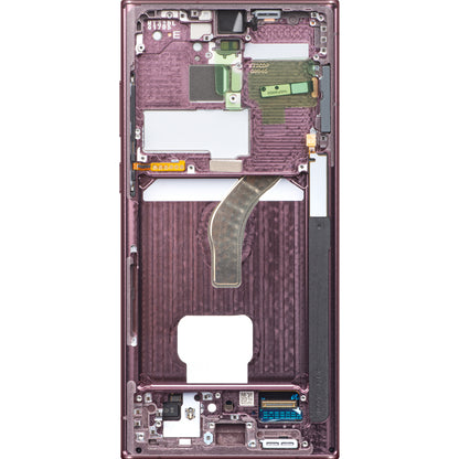 Samsung Galaxy S22 Ultra 5G S908 Display touchscreen Samsung Galaxy S22 Ultra 5G S908, con cornice, ciliegia, Service Pack GH82-27488B