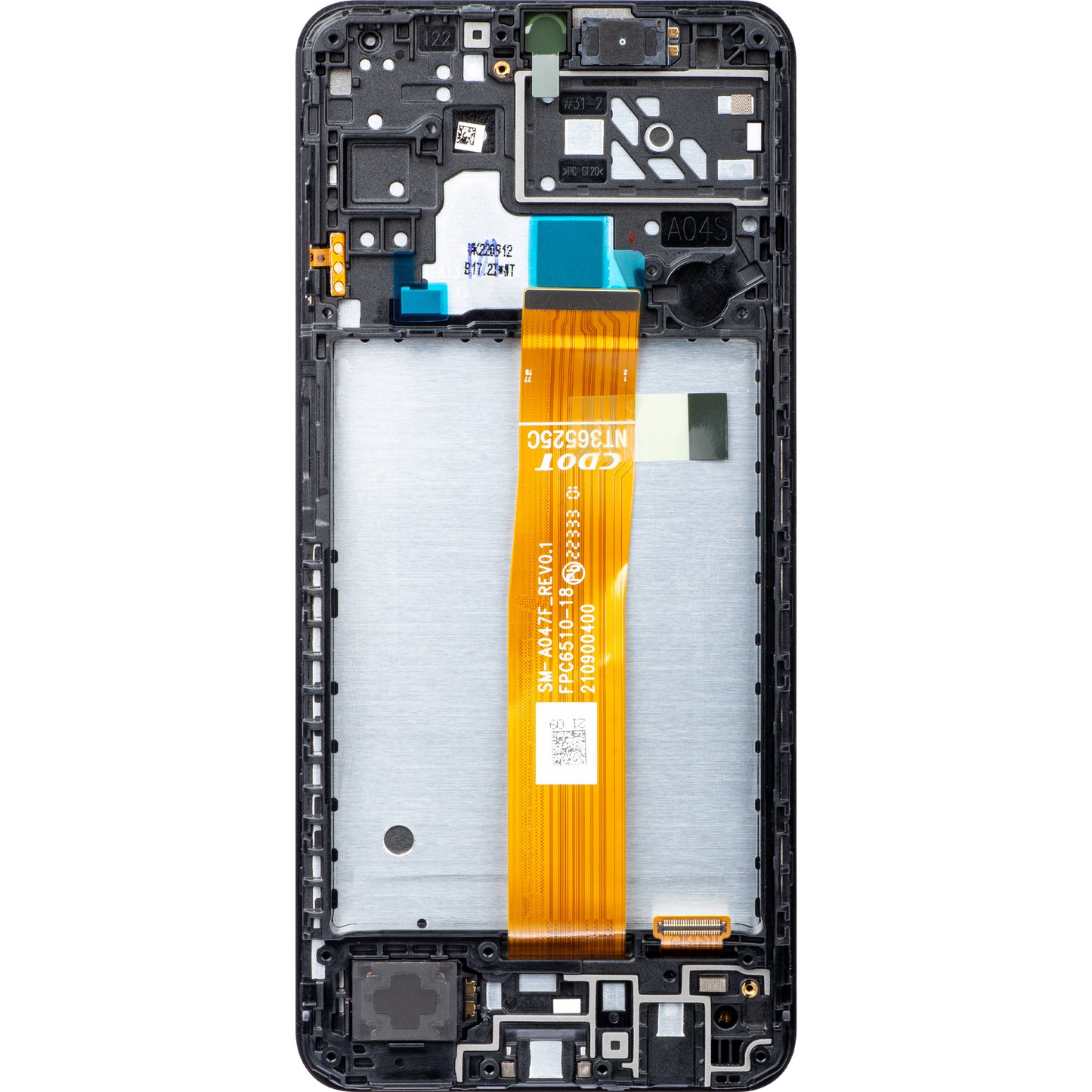 Display touchscreen Samsung Galaxy A04s A047, con cornice, nero, Service Pack GH82-29805A