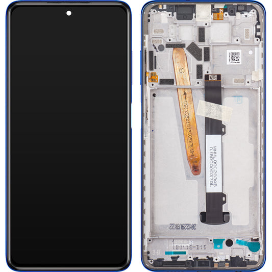 Display touchscreen Xiaomi Poco X3 Pro, con cornice, blu, Service Pack 560003J20S00