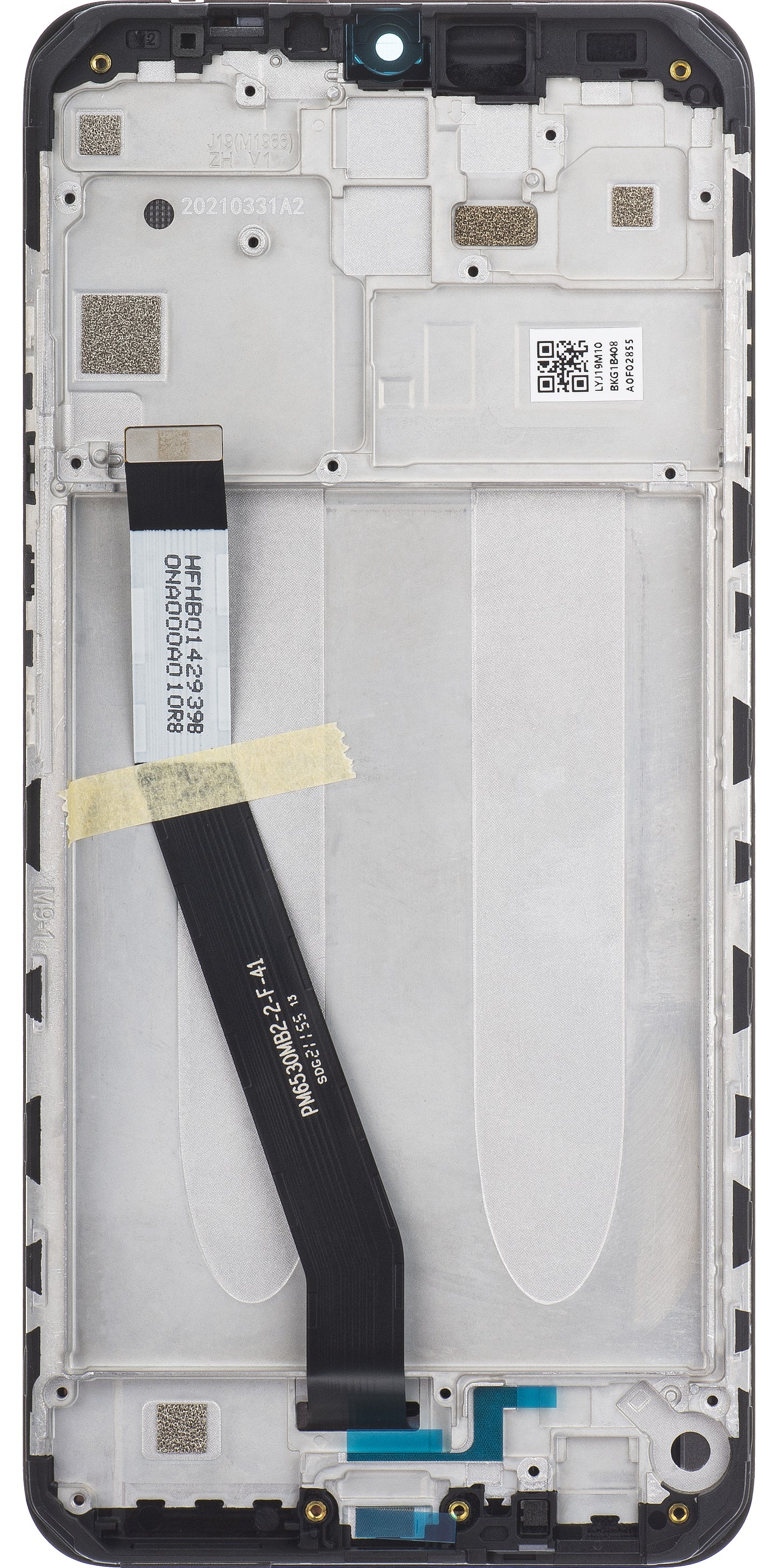 Display con Touchscreen Xiaomi Redmi 9, con Cornice, Nero, Service Pack 5600050J1900