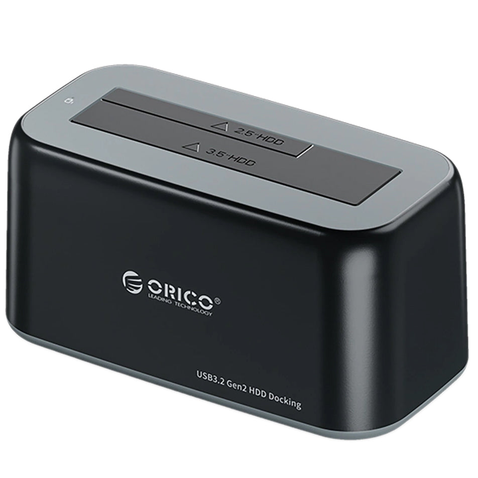 Docking Station Orico 6819C3 1-Drive per HDD / SSD SATA 2.5 pollici / 3.5 pollici, Nero