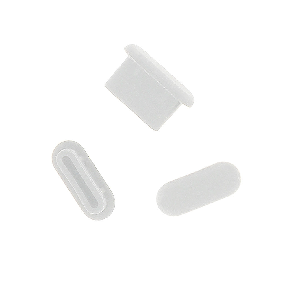 Tappo Antipolvere Porta Telefono OEM, USB-C, Set 10 pezzi, Bianco