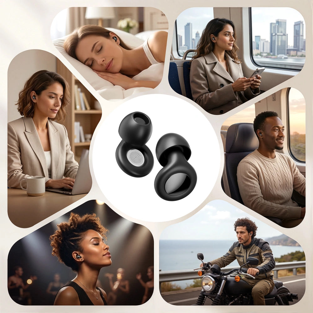 Tech-Protect QuietFit Earplugs, Black