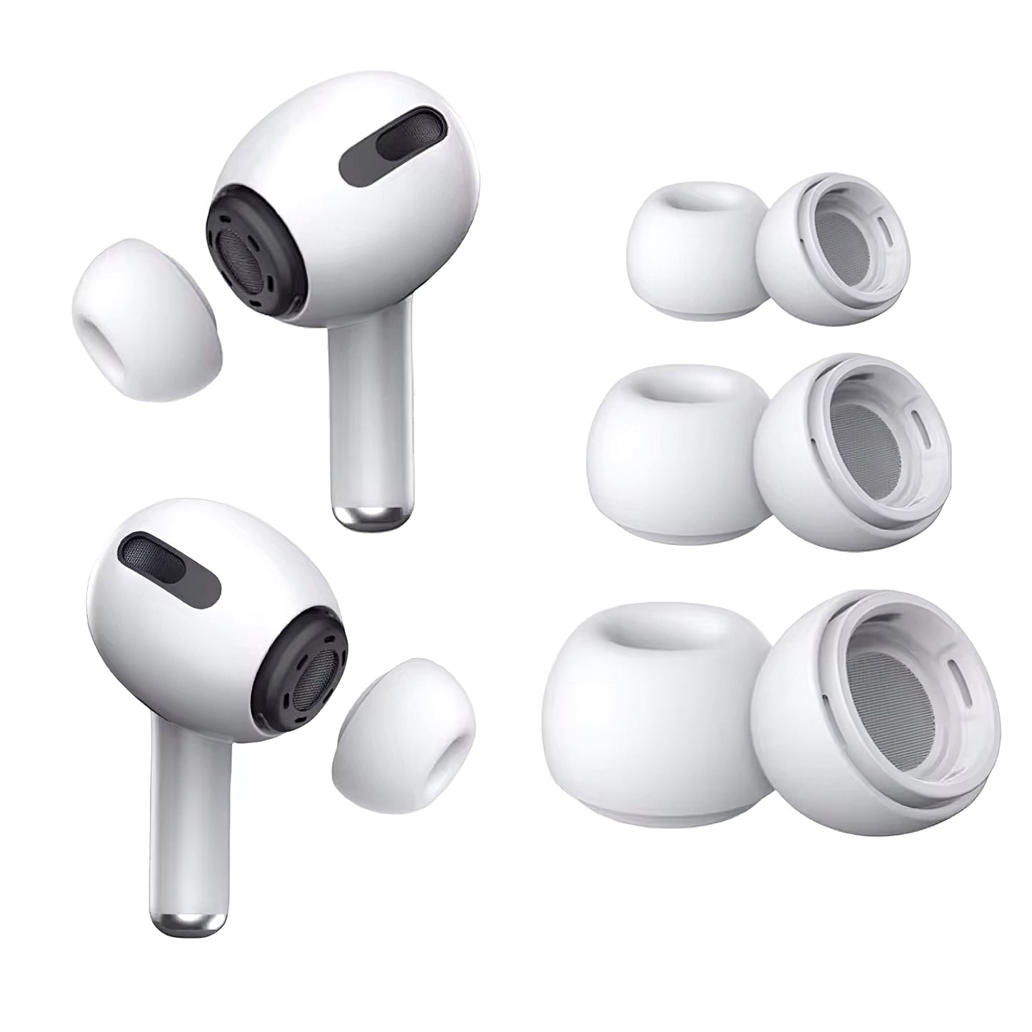 Tappi per orecchie Tech-Protect per Apple AirPods Pro 2/Pro, taglia S/M/L