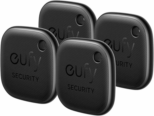 Eufy Security SmartTrack Link per iOS Series, Set da 4 pezzi, Nero E87B0012