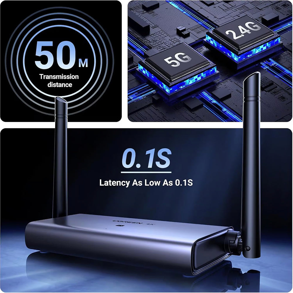 Extender Wireless HDMI UGREEN CM586, 4K, Nero