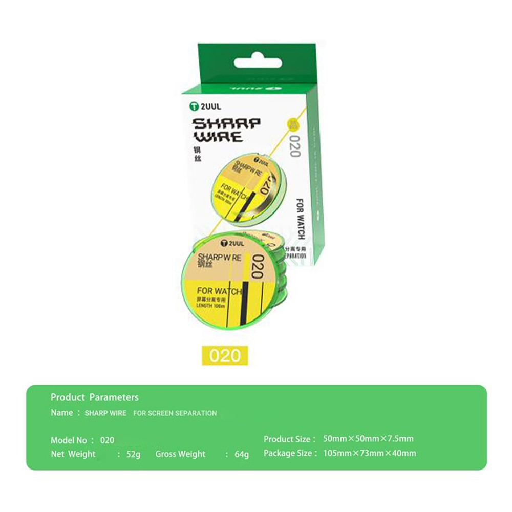 Filo Molibdeno 2UUL 020 GS per Orologio, 100m
