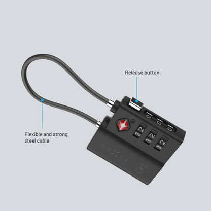 Fixed SmartTag Travel per serie iOS, Nero