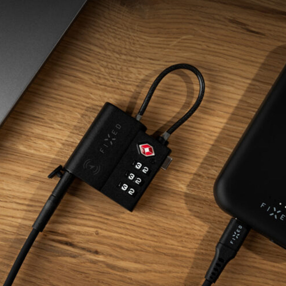 Fixed SmartTag Travel per serie iOS, Nero