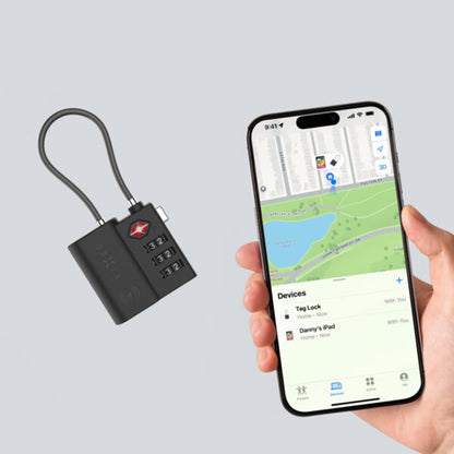 Fixed SmartTag Travel per serie iOS, Nero