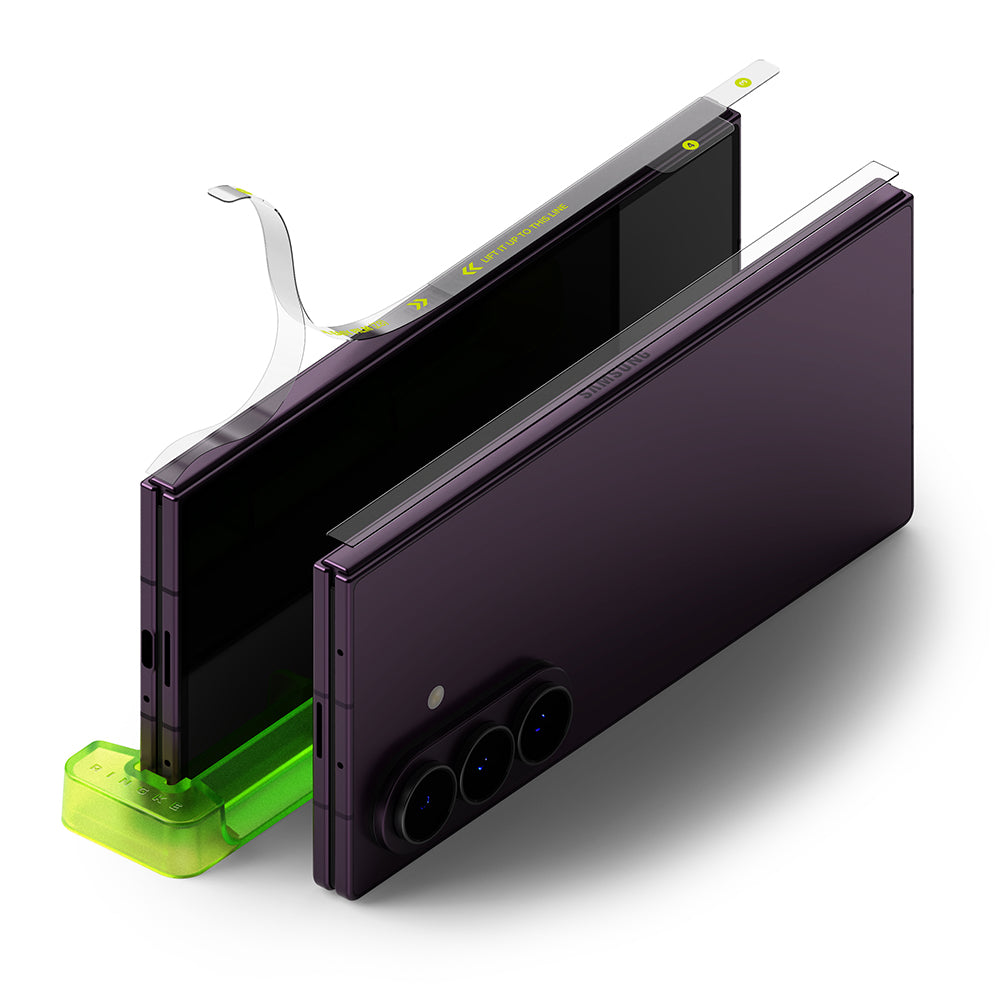 Pellicola protettiva per cerniera Ringke Dual Easy per Samsung Galaxy Z Fold8 Ultra F976, plastica, set da 2 pezzi