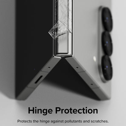 Pellicola protettiva per cerniera Ringke Dual Easy per Samsung Galaxy Z Fold8 Ultra F976, plastica, set da 2 pezzi