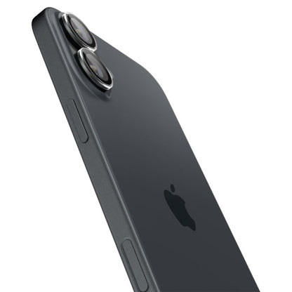 Spigen EZ FIT Pellicola protettiva per fotocamera posteriore per Apple iPhone 16 Plus / 16, protezione del vetro, set 2 pezzi, trasparente AGL07921 