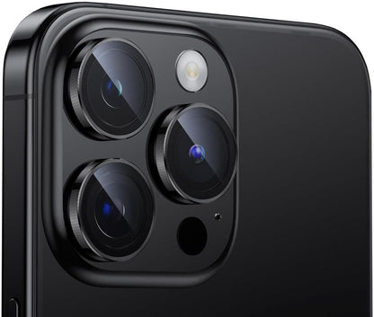 Pellicola Protettiva per Fotocamera Posteriore Tech-Protect CamRing PRO+ per Apple iPhone 14 Pro Max / 14 Pro, Vetro Temperato, Nera