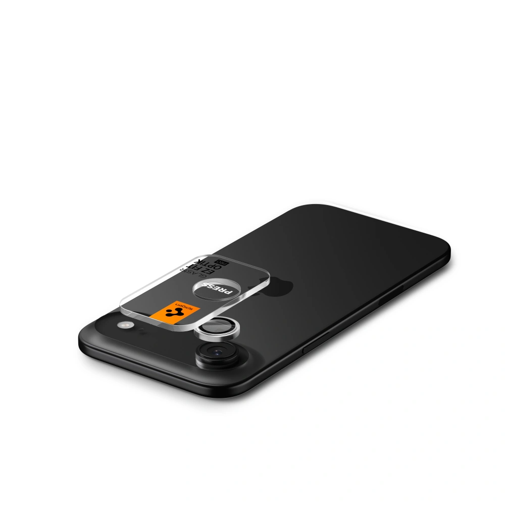Pellicola Protettiva Posteriore Spigen GlastR EZ FIT Optik Pro per Apple iPhone 17 Air, Vetro Temperato, Argento AGL10132
