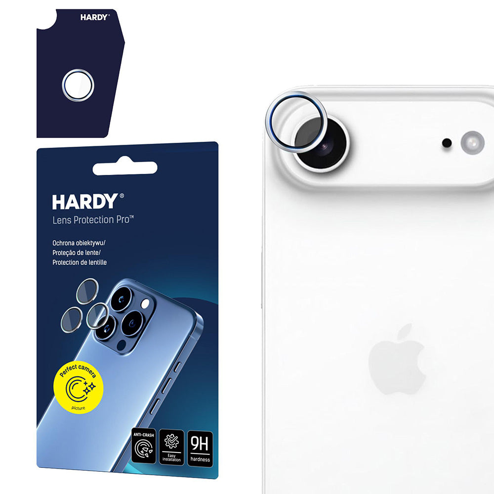 Pellicola Protettiva Posteriore 3MK Hardy Protection Pro per Apple iPhone 17 Air, Vetro Temperato, Argento