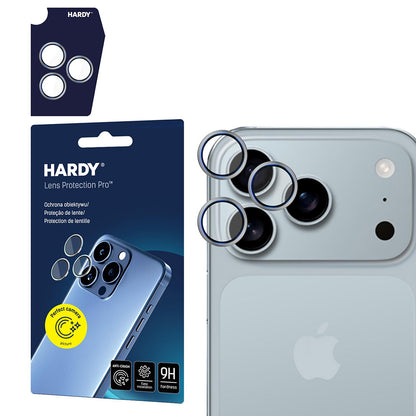 Pellicola protettiva Camera Posteriore 3MK Hardy Protection Pro per Apple iPhone 17 Pro Max / 17 Pro, Vetro Temperato, Beige