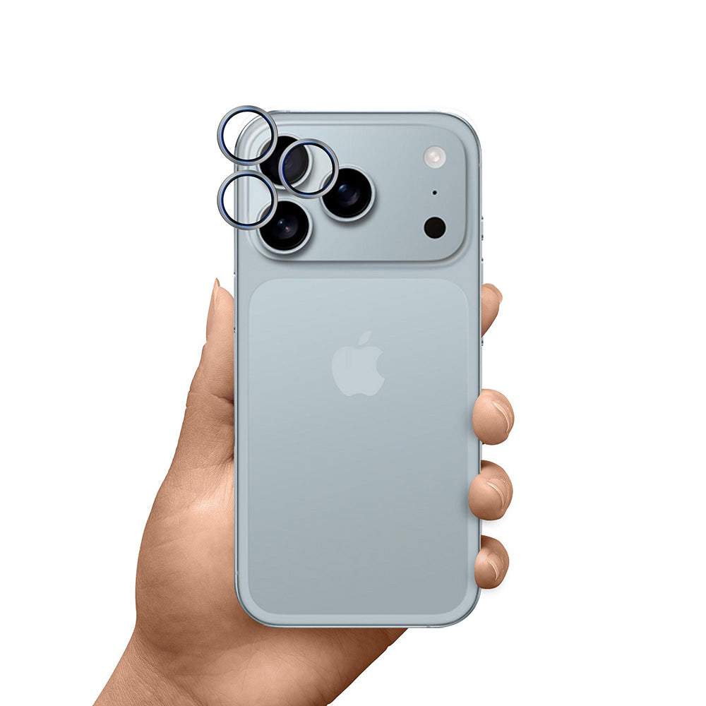 Pellicola protettiva Camera Posteriore 3MK Hardy Protection Pro per Apple iPhone 17 Pro Max / 17 Pro, Vetro Temperato, Beige
