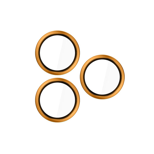 Pellicola Protettiva Posteriore Camera 3MK Hardy Protection Pro per Apple iPhone 17 Pro Max / 17 Pro, Vetro Temperato, Arancione