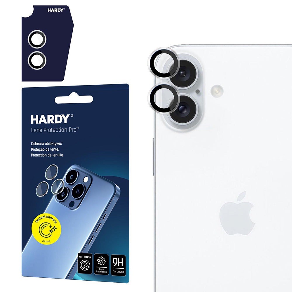 Pellicola Protettiva Posteriore Camera 3MK Hardy Protection Pro per Apple iPhone 17, Vetro Temperato, Trasparente