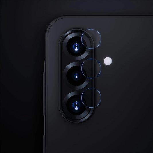 Pellicola protettiva per fotocamera posteriore 3MK Protection per Google Pixel 9 Pro XL, Vetro Flessibile, Set da 4 pezzi, Trasparente