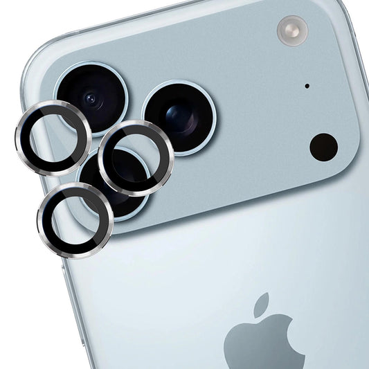 Pellicola protettiva per Fotocamera Posteriore 3MK Protection Pro per Apple iPhone 17 Pro Max / 17 Pro, Vetro Temperato, Argento
