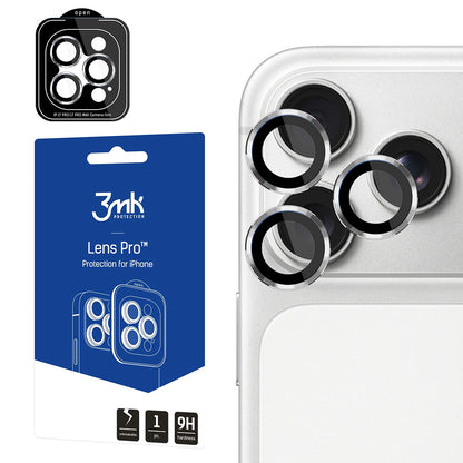 3MK Protection Pro Rear Camera Protective Film for Apple iPhone 18 Pro / 18 Pro Max, Tempered Glass, Silver