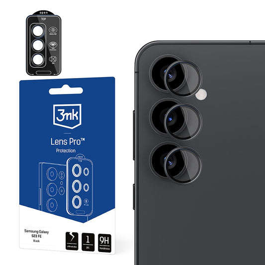 Pellicola protettiva per fotocamera posteriore 3MK Protection Pro per Samsung Galaxy S25 S931, vetro temperato, trasparente