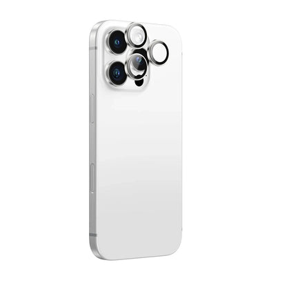 Pellicola protettiva per fotocamera posteriore Anank AR per Apple iPhone 16 Pro Max / 16 Pro, Vetro temperato, Argento