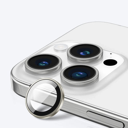 Pellicola protettiva per fotocamera posteriore Anank AR per Apple iPhone 16 Pro Max / 16 Pro, Vetro temperato, Argento