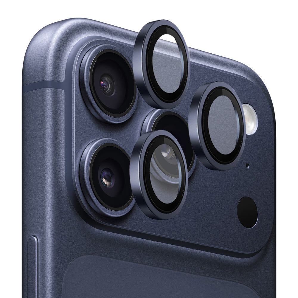 Pellicola protettiva Blueo 99 Anti-Riflettente HD per Camera Posteriore per Apple iPhone 17 Pro Max / 17 Pro, Vetro Temperato, Blu