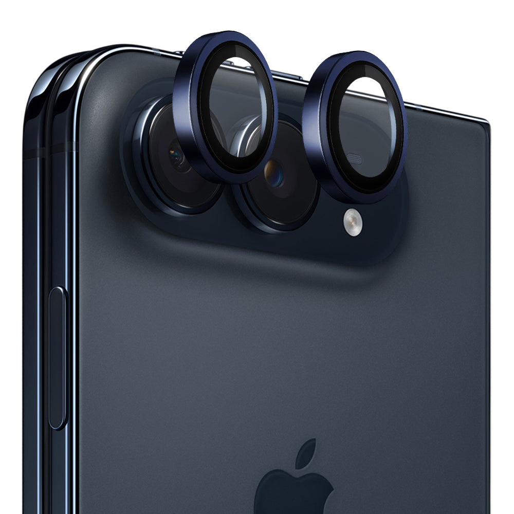 Pellicola protettiva per fotocamera posteriore Blueo 99 antiriflesso HD per Apple iPhone Duo, vetro temperato, blu