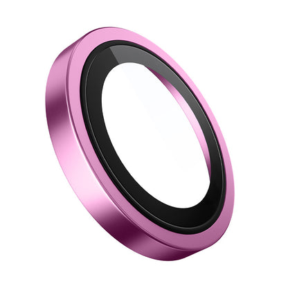 Pellicola protettiva per fotocamera posteriore Blueo Metal Frame per Apple iPhone 16 Plus / 16, Vetro temperato, Rosa