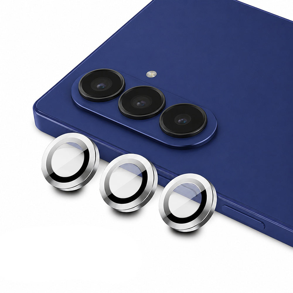 Pellicola protettiva per fotocamera posteriore Blueo per Samsung Galaxy Z Fold8 Ultra F971 / Z Fold7 F966, vetro temperato, argento