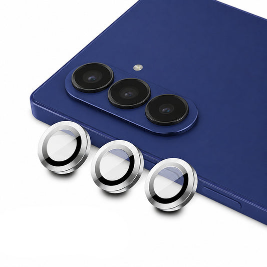 Pellicola protettiva per fotocamera posteriore Blueo per Samsung Galaxy Z Fold8 Ultra F971 / Z Fold7 F966, vetro temperato, argento