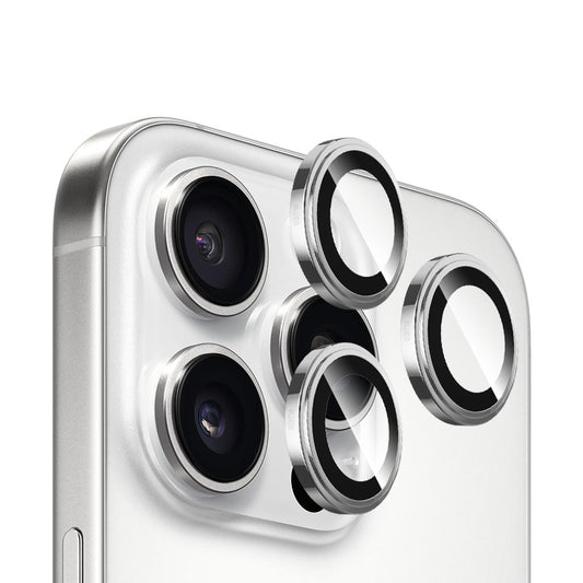 Pellicola protettiva per fotocamera posteriore Blueo Sapphire Crystal per Apple iPhone 14 Pro Max / 14 Pro, vetro temperato, argento