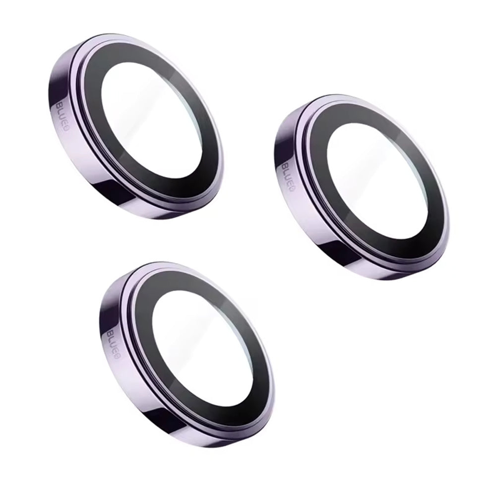 Pellicola protettiva per fotocamera posteriore Blueo Sapphire Crystal per Apple iPhone 14 Pro Max / 14 Pro, vetro temperato, viola